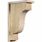 Ekena Millwork Newport Rough Sawn Corbel w/Backplate, Douglas Fir, 6"W x 14"D x 22"H COR06X14X22NEW01RDF - alternate 1